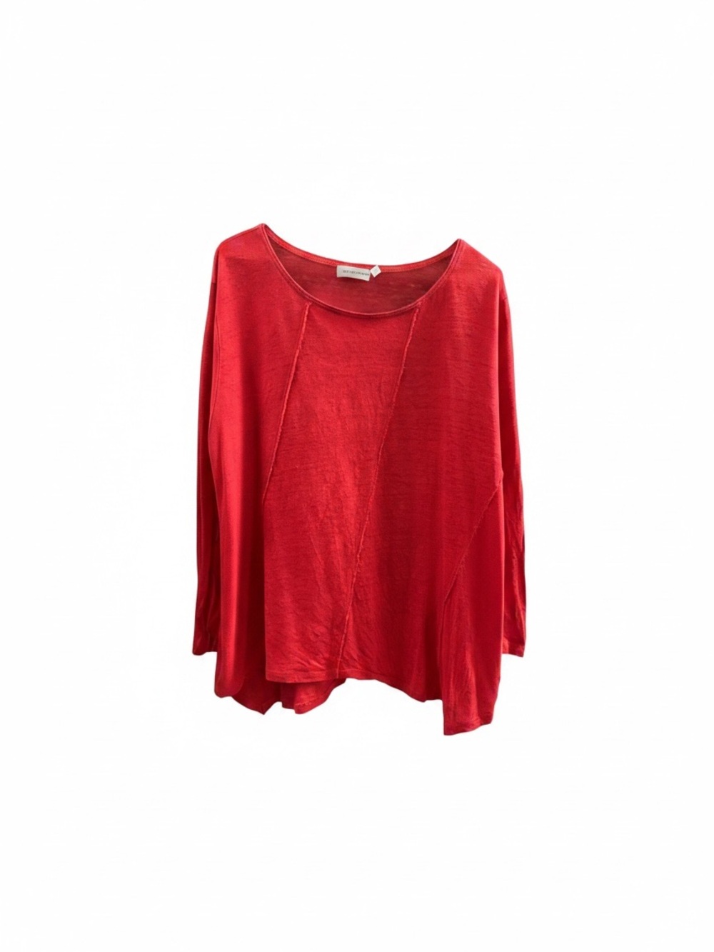 Habitat Relaxed Boatneck Linen Tunic in Coral - Picture 2 of 6